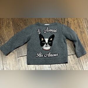 Gucci French Bulldog Cotton Sweatshirt
